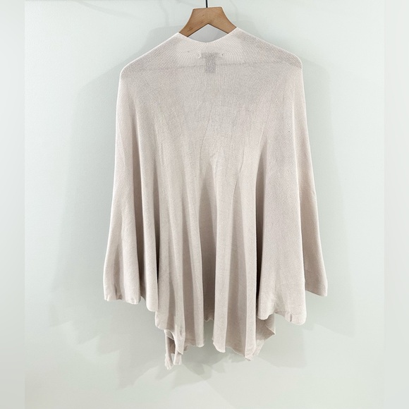 Parkhurst Natural Wrap Finley Poncho Beige One Size - Picture 8 of 8